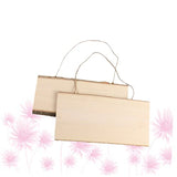 Operitacx 2 Pcs Unfinished Wood Blank Plaque Wood for Wall Display Board Wood Board Wall Pendant Decor Board Hanging Craft Wood Arts and Crafts for Operitacx