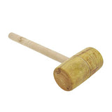 Bitray Wood Hammer Cross-stitch Mold Wood Mallet Wood Barrel Shaped Mallet Woodworking Hand Tool Bitray