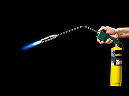 ROCKETFIRE Fire Starter Torch | Perfect Propane Torch Head, Grill Gun, Charcoal Torch | Compatible with Bernzomatic Propane & MAP/PRO Fuels | - WoodArtSupply