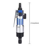 Pneumatic Screwdriver, 1/4" Air Straight Pneumatic Screwdriver with Screwdriver Bit and Hook, 9000rpm Air Screwdriver Mini Power Tool Screw Driver Jectse