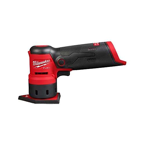 Milwaukee 2531-20 12V Brushless Cordless Orbital Detail Sander (Tool Only) Red and Black Milwaukee