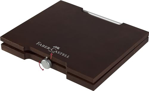 Faber-Castell Pitt Monochrome Wooden Case Accessories Gift Kit