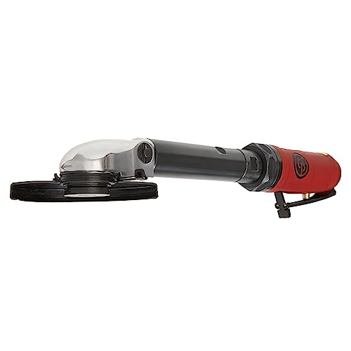 Chicago Pneumatic CP9116-4 Inch (100 mm) Air Angle Cut-Off Tool, Extended Reach, 1 HP / 746 W, with 5 Norton Cutting Discs Chicago Pneumatic