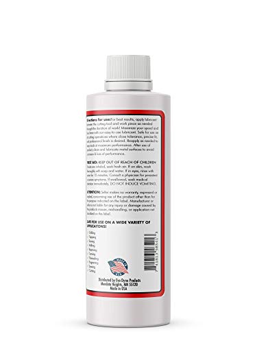 Cutting Oil, Cutting Fluid 8-OZ, Made in The USA | Cutting Oil for Drilling, Tapping, Milling | Professional Grade Fluid Oil - Machine Cutting Fluid, - WoodArtSupply