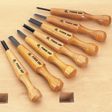 Mikisyo Power Grip Carving Tools, 7 Piece Set (Japan Import) - WoodArtSupply