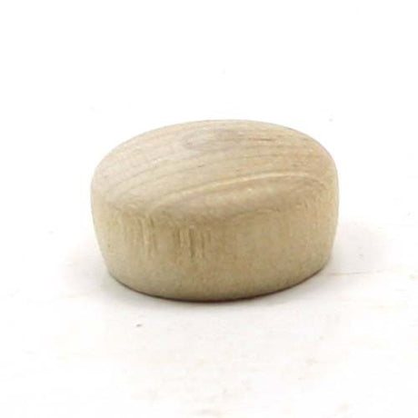Mylittlewoodshop - Pkg of 50 - Roundhead Plug Button - 3/4 inches in Diameter Unfinished Wood(WW-BR0750-50) Unique Wood Shapes