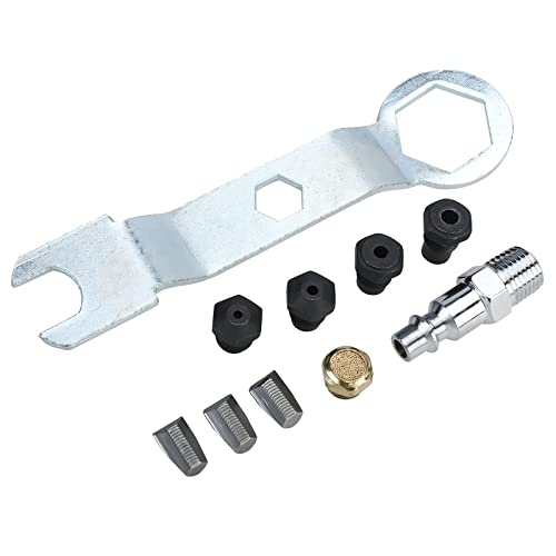 KUNTEC Air Rivet Tool Professional Heavy Duty Pneumatic Hydraulic Rivet Tool with 1/4" 3/16" 5/32" 1/8" Nose Pieces KUNTEC