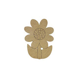 Polka-Dot Daisy, Engraved Shape MDF Wooden Craft, Unfinished Craft, DIY Craft Art, Build-A-Cross Build-A-Cross