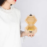 DIY Wooden Jewelry Box Handmade Craft Box Simple Jewelry Storage Container for Jewelry Storing 1Pc (Six Side Box Style) EXCEART