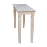 International Concepts Java Console or Sofa Table Unfinished IC International Concepts