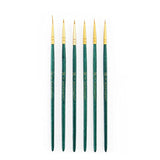 Royal & Langnickel Royal Zip N' Close Gold Taklon Detail 6-Piece Brush Set Royal & Langnickel