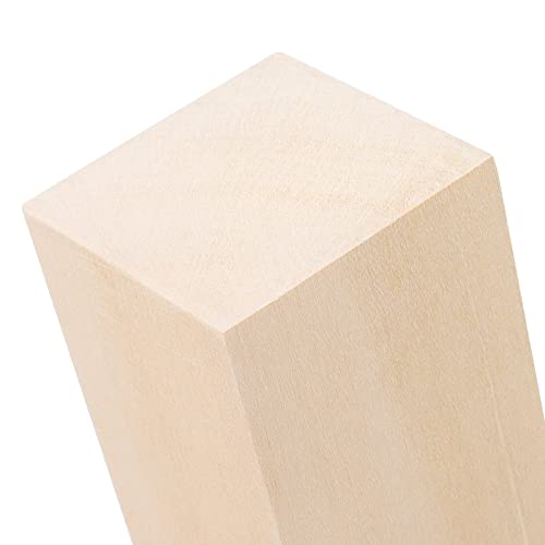 JOIKIT 15 Pack 6 x 2 x 2 Inches Basswood Carving Blocks, 15x5x5cm Unfinished Soft Wooden Carving Blocks, Kiln Dried Whittling Blocks Natural Craft JOIKIT