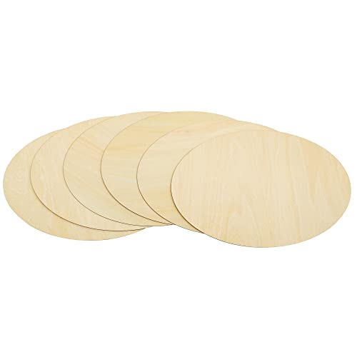 Wood Ovals for Crafts, 10 Pcs Unfinished Wood Oval，Natural Oval Wood Slices Crafts, Wooden Oval Cutout,Painting and Wedding Decorations (250x150x2mm) - WoodArtSupply