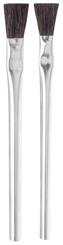 Performance Tool W1147 6" Acid Brush Set (2 Pieces) - Disposable, Horsehair Bristles, Sturdy Metal Handles Performance Tool