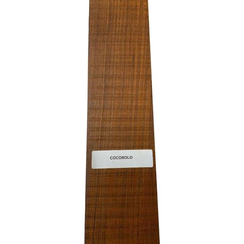 Exotic Cocobolo Wood Turning Blanks, Suitable Turning Blank Squares for Woodturning (1, 1-1/2" X 1-1/2" X 24") Exotic Wood Zone