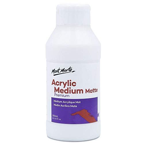 MONT MARTE Acrylic Medium - Matt 250ml - WoodArtSupply