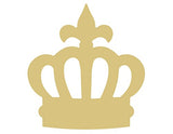 Crown Cutout Unfinished Wood Nursery Cutout Kids Decor/Birthday Party/Mystical Door Hanger MDF Shape Canvas Style 2 (12") Diverse Woodworking