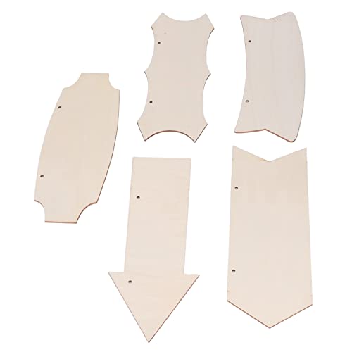 Wood Arrow Hanging Sign, 10 Pcs Blank Wood Plaque with Twines Unfinished Wooden Arrows Wall Decor for DIY Wooden Projects Craft Painting Holiday Ladieshow