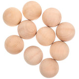Operitacx 10pcs Wooden Ball Craft for Kids Natural Craft Balls Unfinished Wood Spheres Gse Bingo Balls Only Hardwood Balls Small Wood Balls Bingo Operitacx