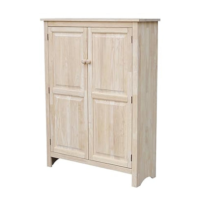 IC International Concepts Double Jelly Cupboard-51 H Cupboard, 51-Inch, Unfinished - WoodArtSupply