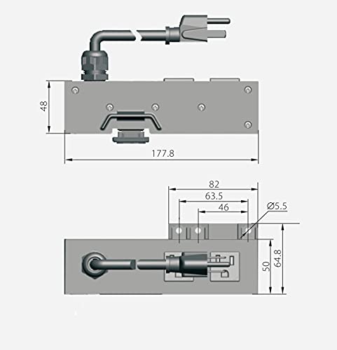 HQRP Multi-Purpose Router Table Power Switch, Dust Control Switch, Power Tool Switch, 15A 125V UL Listed HQRP