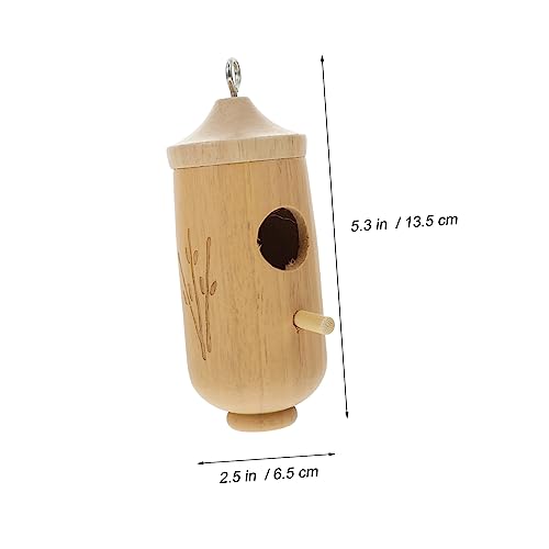 SUPVOX Hummingbird House Small Unfinished Birdhouses Bird Breeder Honeycomb Hut Wood Bird House Outdoor Bird Aviary Decorative Bird Houses Outdoor SUPVOX