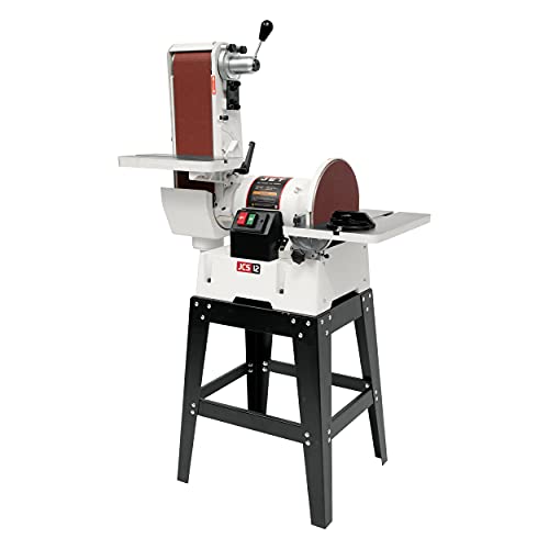 JET 6" x 48" Belt and 12" Disc Sander with Open Stand, 1Ph 115/230V (JSG-6DCK) - WoodArtSupply