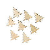 ALL SIZES BULK (12pc to 100pc) Unfinished Wood Laser Cutout Christmas Pine Tree Dangle Earring Jewelry Blanks Shape Crafts Made in Texas Texan Wood Crafts