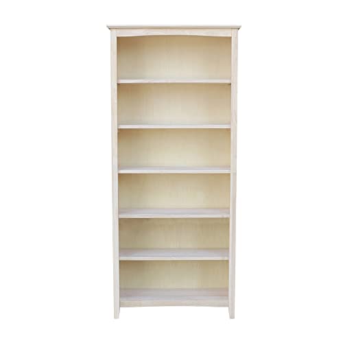 International Concepts Bookcase, 72-Inch, Unfinished IC International Concepts