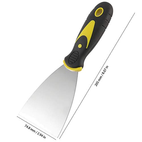 ZEONHAK 12 PCS 3 Inches Putty Knife, Heavy Duty Putty Knife Scraper, Spackle Knife for Drywall Finishing, Plaster Scraping, Patching and Painting, ZEONHAK