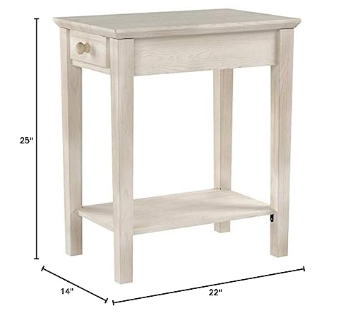 International Concepts Narrow End Table, Unfinished