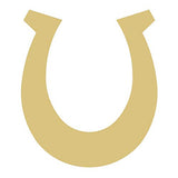 Horseshoe Cutout Unfinished Wood Derby Western Farm Country Door Hanger MDF Shaped Canvas Style 4 Diverse Woodworking