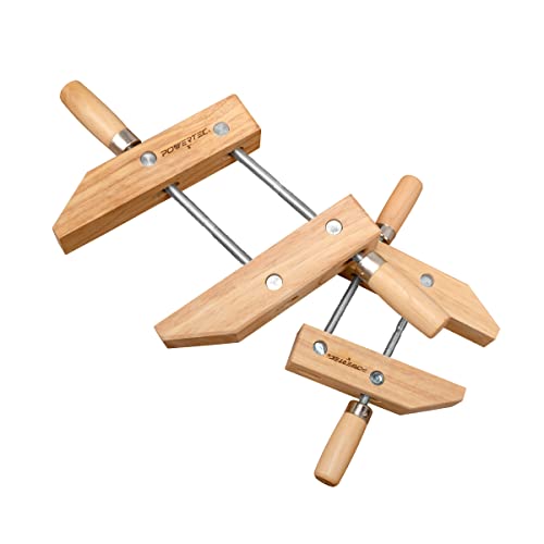 POWERTEC 71522 Wooden Handscrew Clamp – 6 Inch | Hand Screw Clamps for Woodworking, 2PK POWERTEC