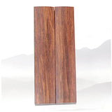 VILLCASE 1 Pair Wooden Whittling Kit Calligraphy Paperweight Unfinished Craft Block Chinese Desktop Decoration Glass Paperweights Wood Paperweight VILLCASE