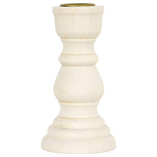 Koyal Wholesale Unfinished Wood Taper Candlestick Holders, 12 Pack Bulk Set, 4 Assorted Sizes, 11, 9, 6.75 and 4-Inches - WoodArtSupply