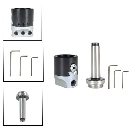 MT3-Metric12 Boring Head 2 Inch High Carbon Steel with 3Pcs Hex Keys for Boring and CNC Milling Machines findmall