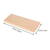 MAGICLULU 20pcs Decorative Small Wood Unfinished Craft Carving Basswood Minatures Crafts Blank Wood Board DIY Handmade Wood Planks Pine Wood Board MAGICLULU