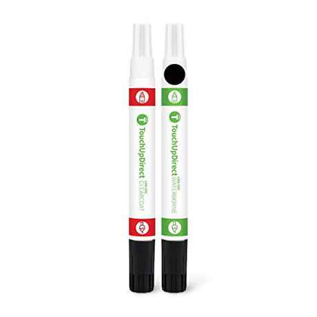 TouchUpDirect WA8555/41/GBA Black Raven Compatible With Cadillac Exact Match Touch Up Paint Combo - Essential Package T TouchUpDirect
