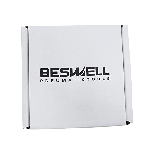 BESWELL-1180 Ft.lbs Max Loosen Torque 1/2" Regular Size Twin Hammer Air Impact Wrench-BW-112BN BESWELL