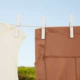 Juvale 100 Pack Wooden Clothespins for Hanging Laundry, Crafts, Photos (White, 4 in) Juvale