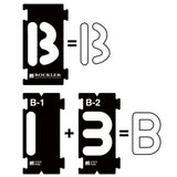 Rockler Interlock Signmaker's Templates, State Park Font Kit, 2-1/4'' by Rockler ROCKLER