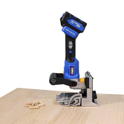 Steel Force DJ184 Dual Spindle Dowel Jointer,Wood Dowels Joiner Brushless Cordless with 20V 5.0Ah Battery and Charger - WoodArtSupply