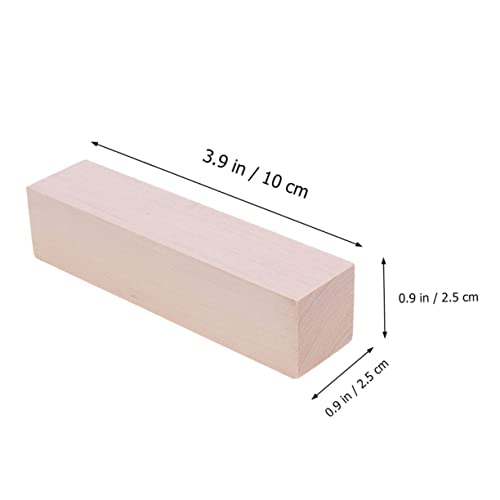 COHEALI 40 Pcs Wood Tools Wooden Plank for Crafts Unfinished Wood Block DIY Wooden Building Blocks Craft Wood Wooden Craft Plank Small Wooden Block COHEALI