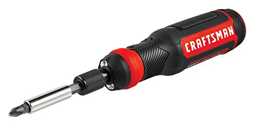 CRAFTSMAN Cordless Screwdriver, 4V, 8-Piece Set (CMHT66718B6) - WoodArtSupply