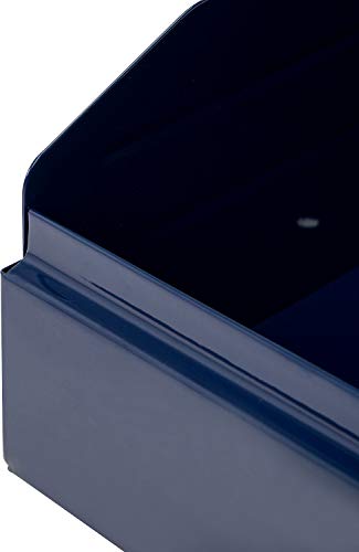 TCE ATB102U Torin 16" Hip Roof Style Portable Steel Tool Box with Metal Latch Closure, Blue TCE