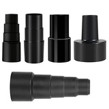Universal Shop Vac Vacuum Hose Adapter,5 Pieces Vacuum Hose Adapter Kit,2-1/2 Inch to 1-1/4 Inch; 1-1/4 Inch to 1-3/8 Inch to 1-1/2 Inch; 1-3/8 Inch RMTCEG