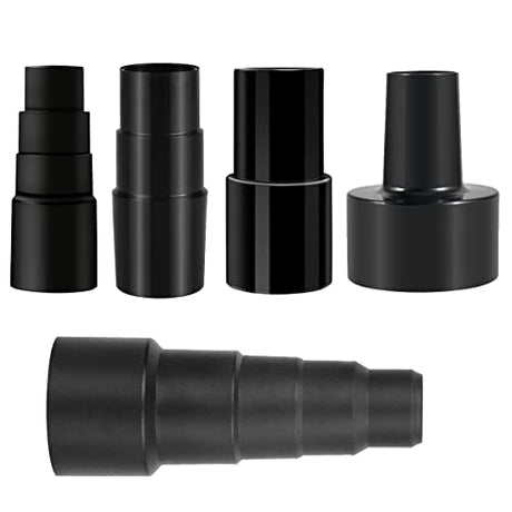 Universal Shop Vac Vacuum Hose Adapter,5 Pieces Vacuum Hose Adapter Kit,2-1/2 Inch to 1-1/4 Inch; 1-1/4 Inch to 1-3/8 Inch to 1-1/2 Inch; 1-3/8 Inch RMTCEG