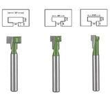 TOTOWOOD Keyhole Router Bits Set, 1/4" Shank Router Bit Set ，6 pcs Router Bit Set 1/4 & 5/16 & 3/8 & 9/16 & 1/2 & 5/8 Inch Blade Diameter Totowood
