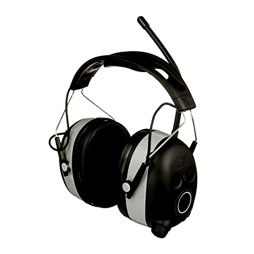 3M Worktunes Bluetooth Hearing Protection with Am/fm Radio, Black and Grey 3M Safety