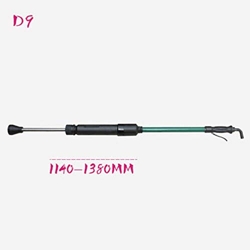 WELLVEUS D9 Pneumatic Tapping Machine Air Hammer Sand Rammer Air Drill Tapper Concrete Tools Power Hammer Drills 1140-1380mm for Industry WoodArtSupply